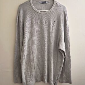 Large Nike‎ Gray Long Sleeve Shirt